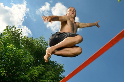 Slackline beim Hotel ROYAL X – Urlaub am Millstätter See – Pension Elisabeth – Frühstückspension in Kärnten